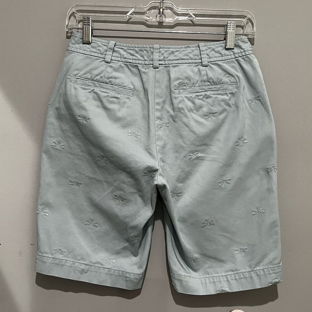 Talbots Cotton Chino Classic Straight Fit Dragonfly Preppy Walking Shorts 2P - Picture 2 of 16